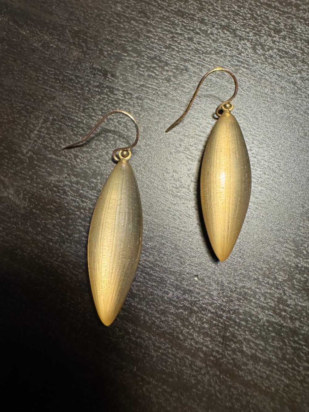 ALEXIS BITTAR Lucite Drop Earrings, Gold Color
